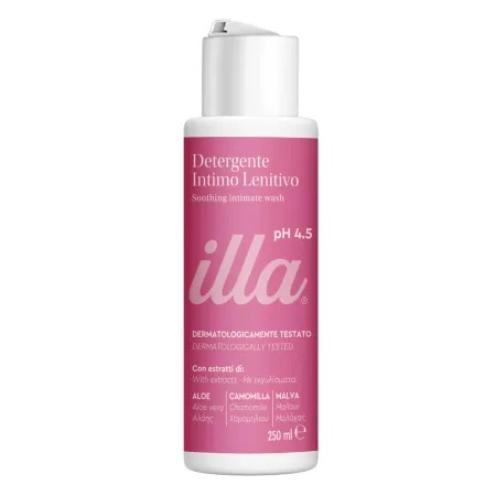 Illa gel intim calmant pH 4,5, cu aloe, musetel si nalba, 250 ml