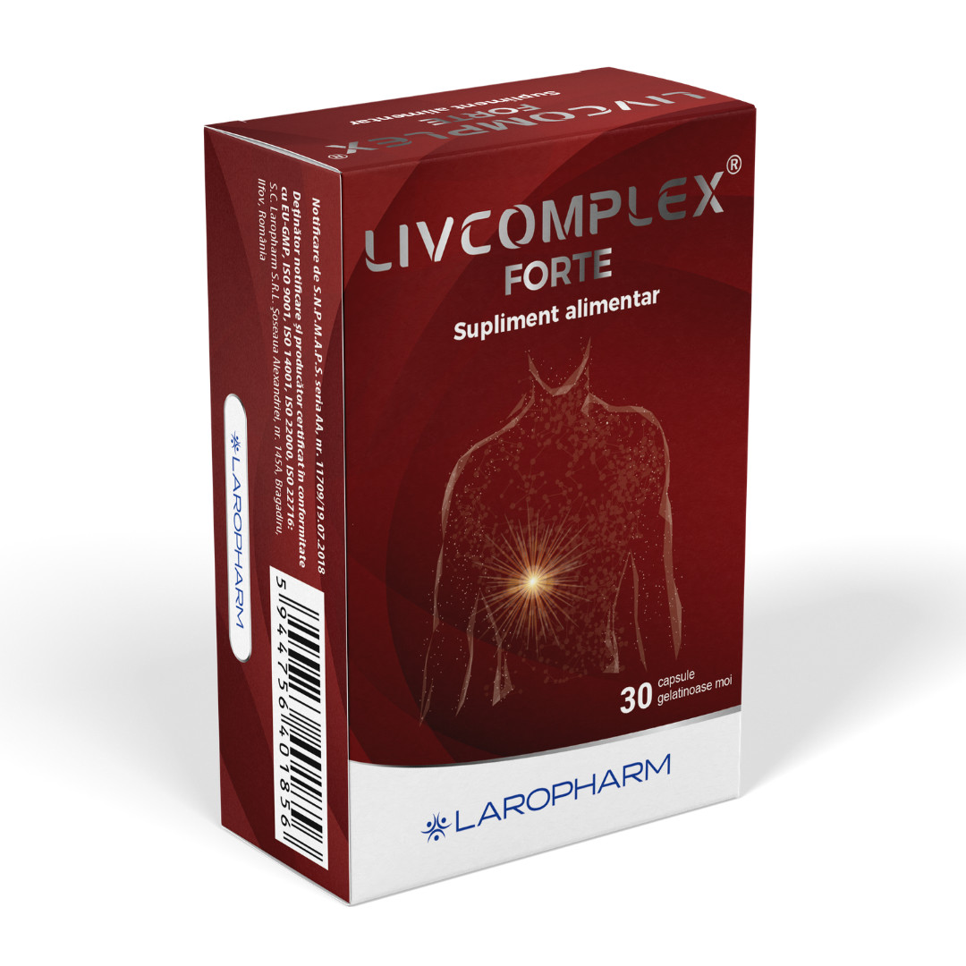 Livcomplex forte, 30 capsule, laropharm