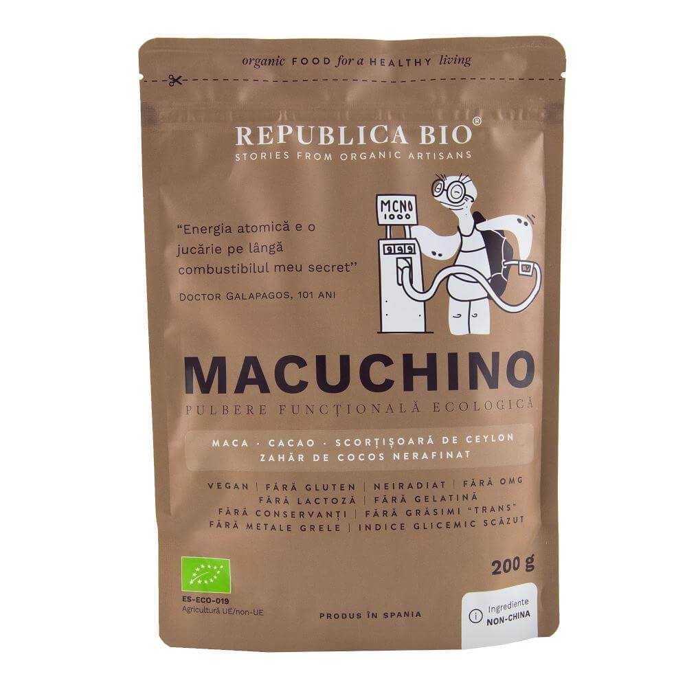 Macuchino pulbere functionala eco, 200g, republica bio