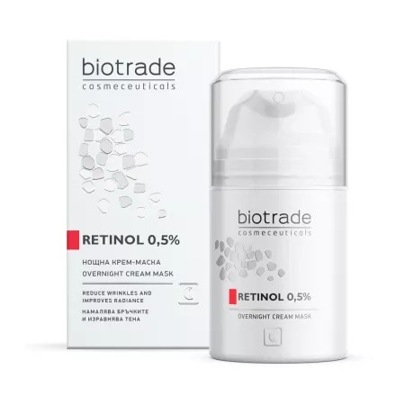 Masca de noapte cu Retinol 0.5 %, 50 ml, Biotrade
