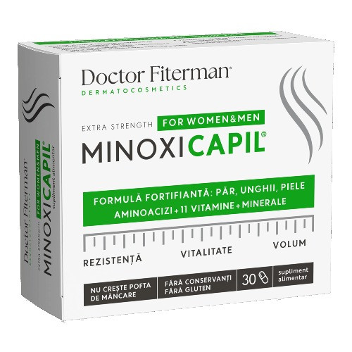 Minoxicapil, 30 capsule, fiterman