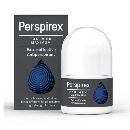 Perspirex Men Maximum antiperspirant roll-on pentru barbati, 20 ml