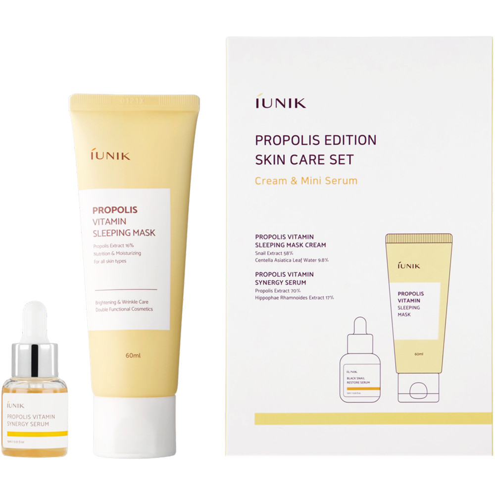 Propolis crema de ochi 30ml + ser, 15ml, iunik