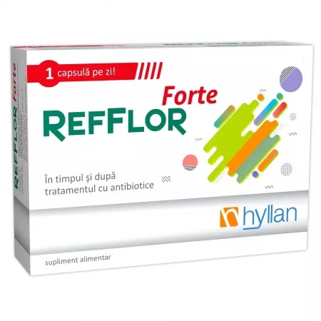 Refflor Forte Adulti - 10 Capsule Probiotice pentru Sănătate Intestinală