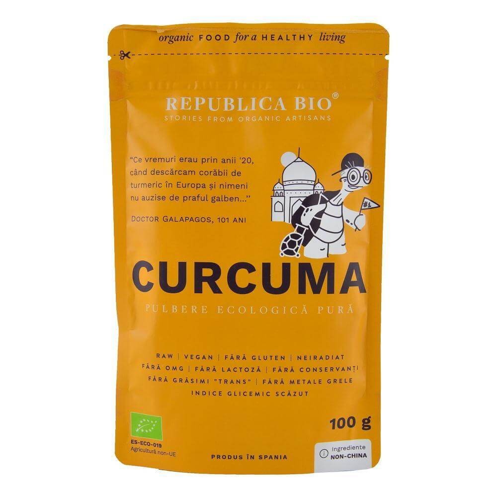 Republica BIO pulbere de curcuma ecologica, 100 g