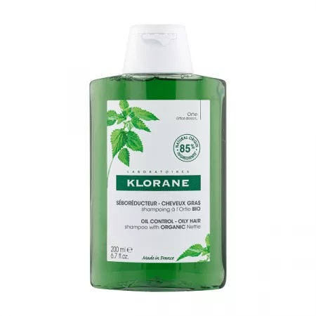 Șampon Klorane cu Urzică Bio pentru Păr Gras - 200 ml