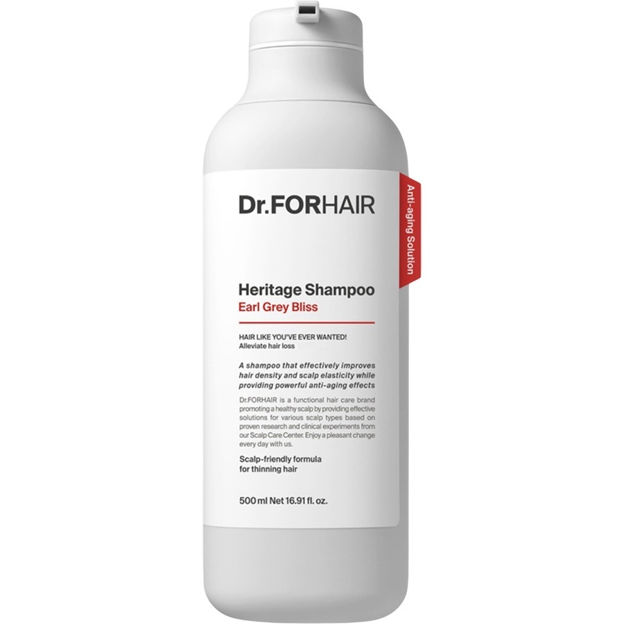 Șampon revitalizant impotriva caderii părului Heritage Earl Grey Bliss, 500 ml, Dr. Forhair