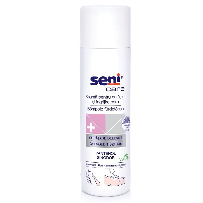 Seni Care Spumă pentru Curățarea și Îngrijirea Pielii, 500 ml