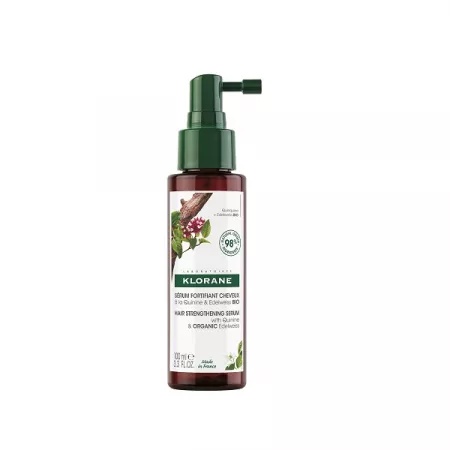 Ser cu chinina si floare de colt bio, 100 ml, klorane