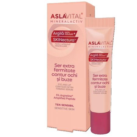 Ser Extra Fermitate, pentru contur ochi și buze MineralActiv, 15 ml, Aslavital