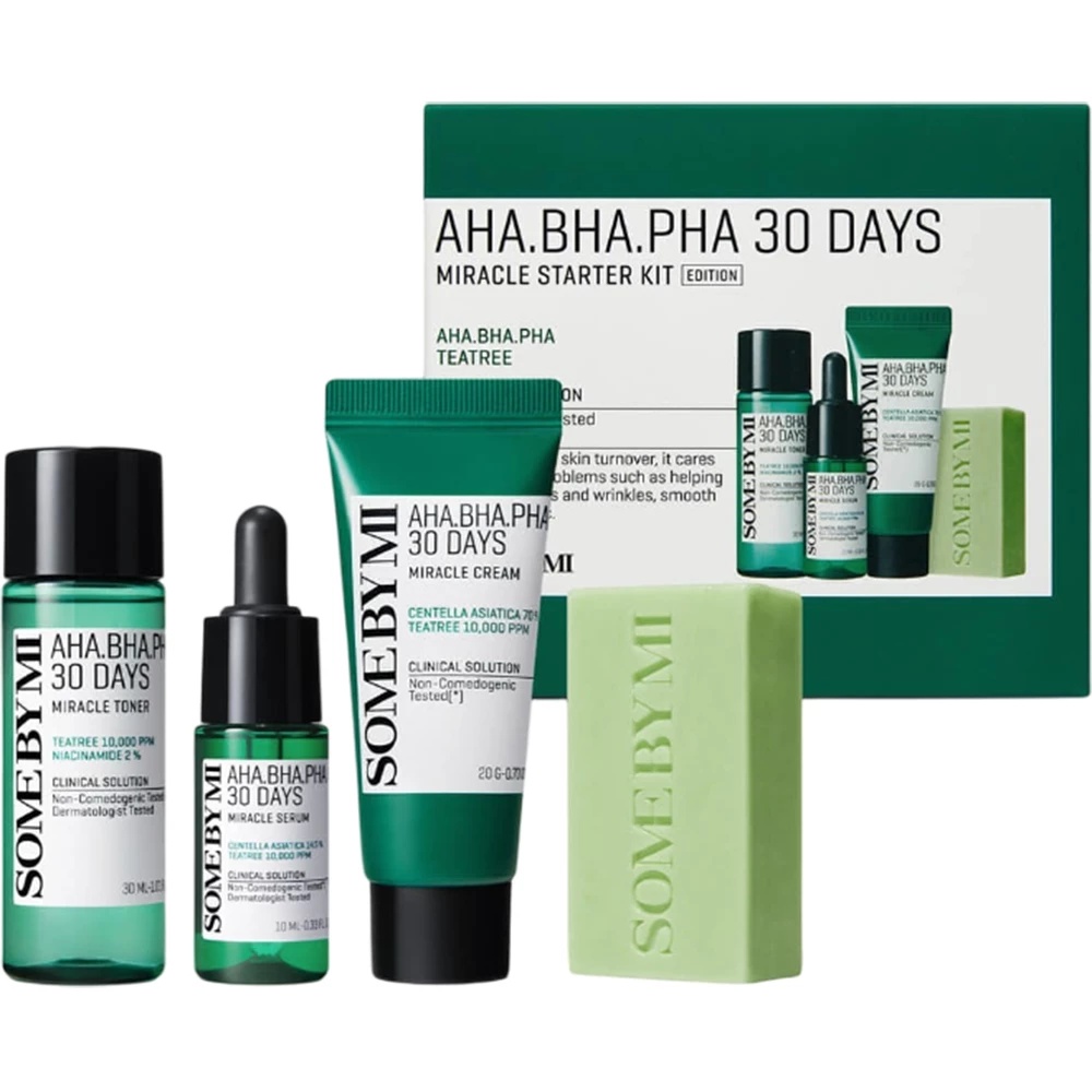 Some By Mi AHA BHA PHA 30 Days Miracle Starter Kit, 4 produse
