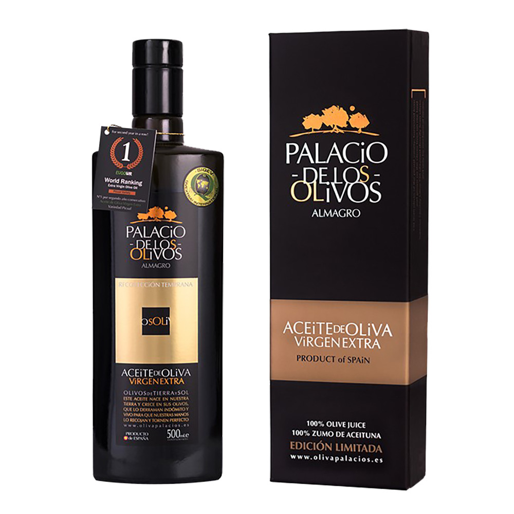 Ulei de masline extravirgin soi picual 500 ml cutie, palacio de los olivos