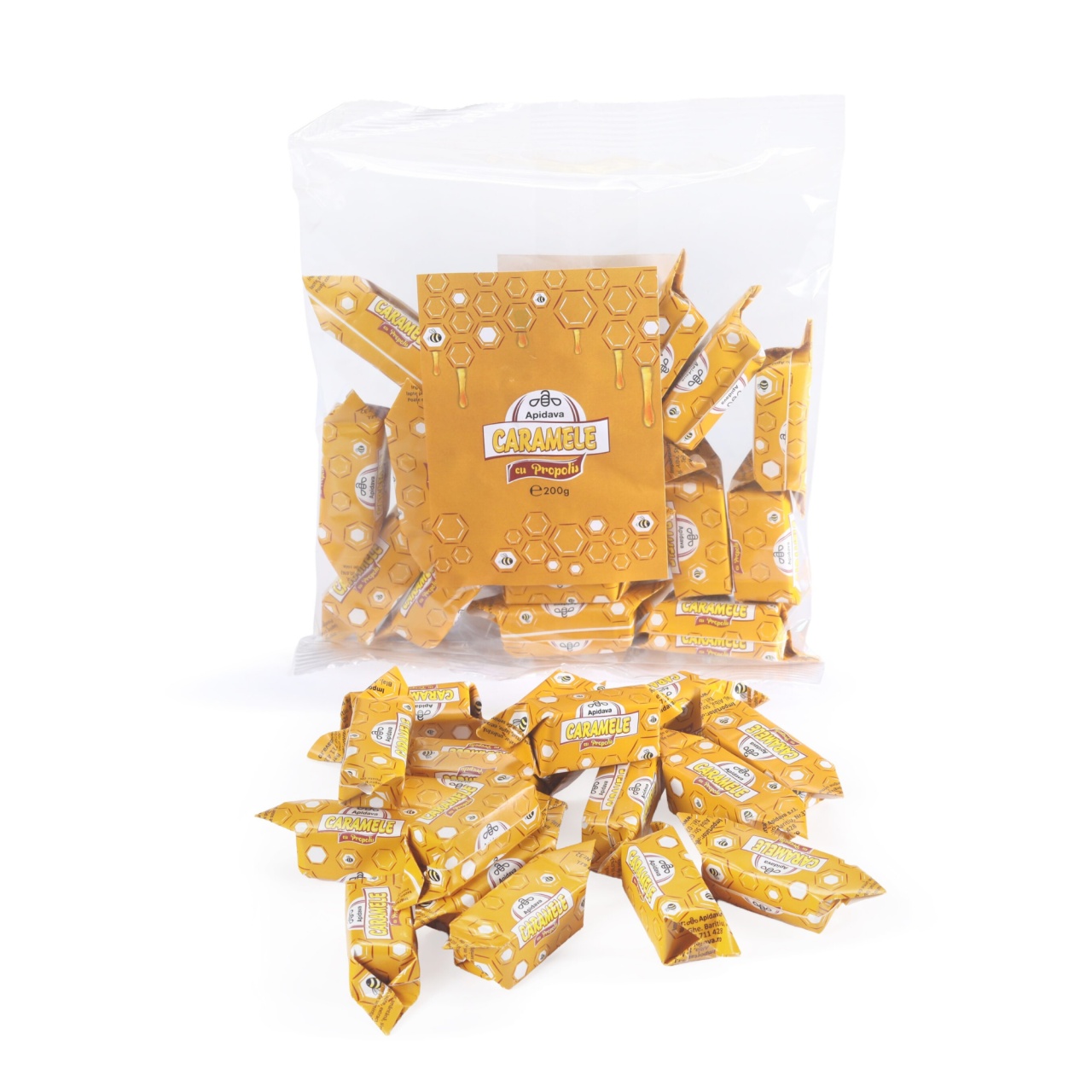 Apidava Caramele cu Propolis, 200 g