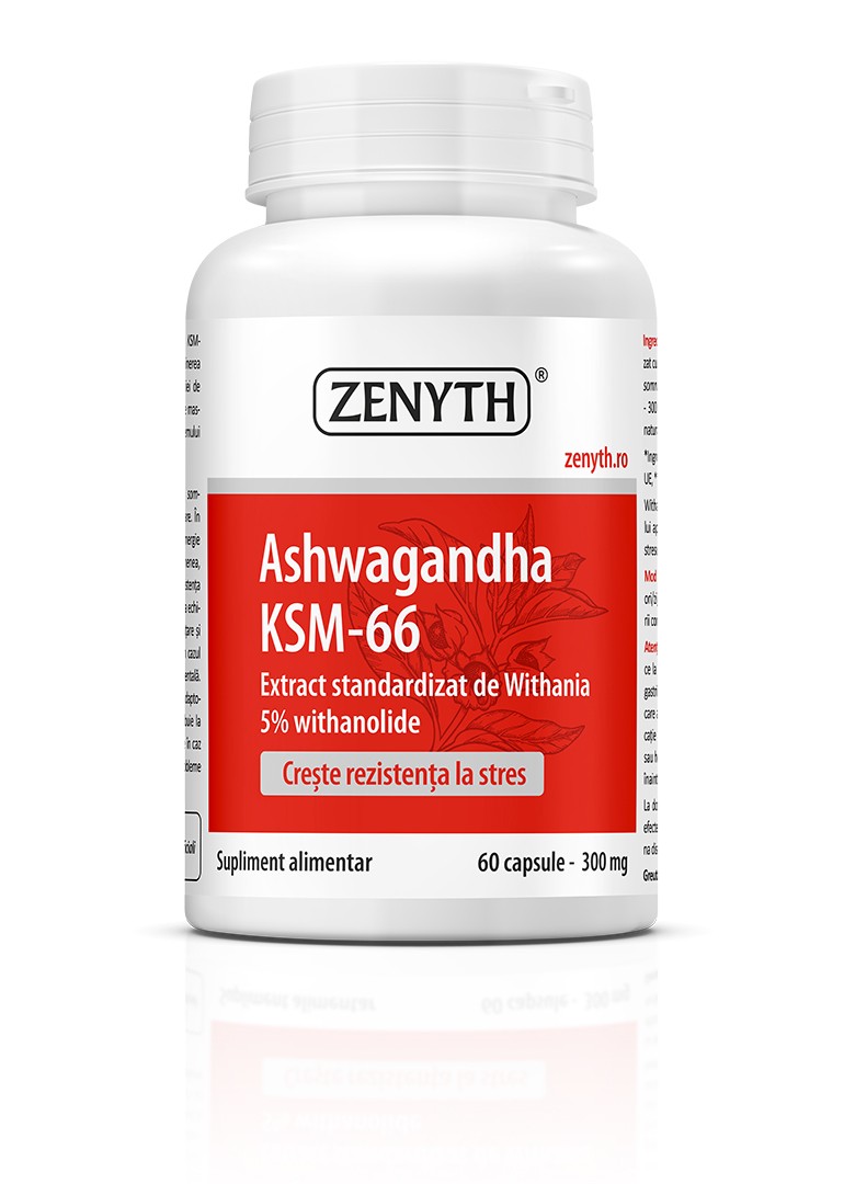 Ashwagandha KSM-66 Zenyth - 60 capsule | Antistres & Energie