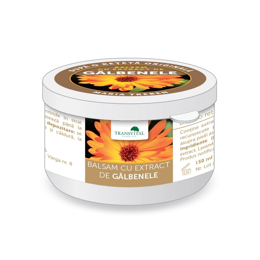 Balsam Galbenele Transvital 150ml - Îngrijire Piele Aspră Naturală