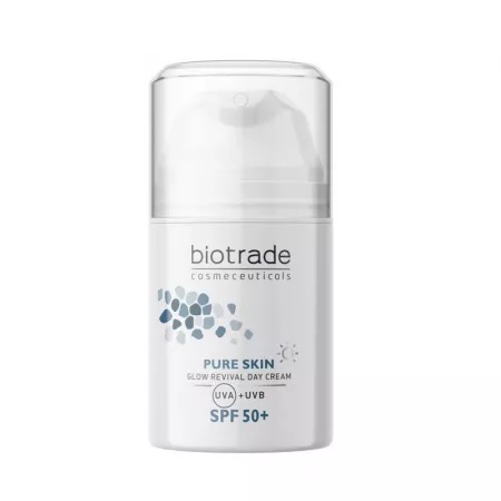 Biotrade crema iluminatoare de zi cu niacinamida, acid hialuronic si acid tranexamic, SPF 50, 50 ml