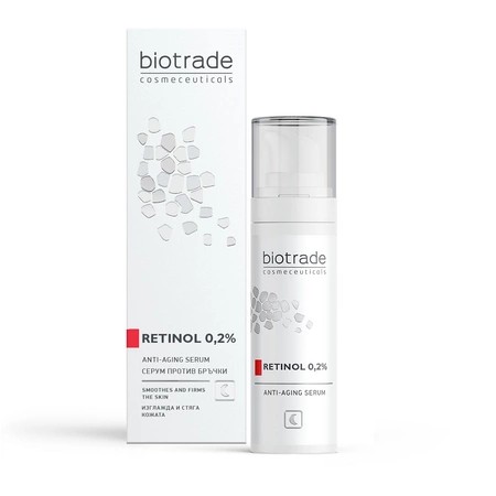 Biotrade ser anti-age cu retinol 0,2% (retinoat de hidroxipinacolona), 30 ml