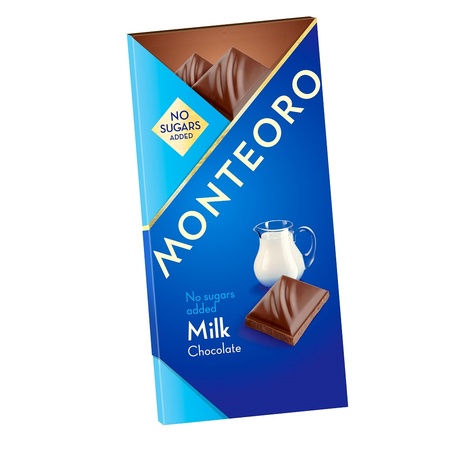 Ciocolată cu lapte, 90 g, Monteoro