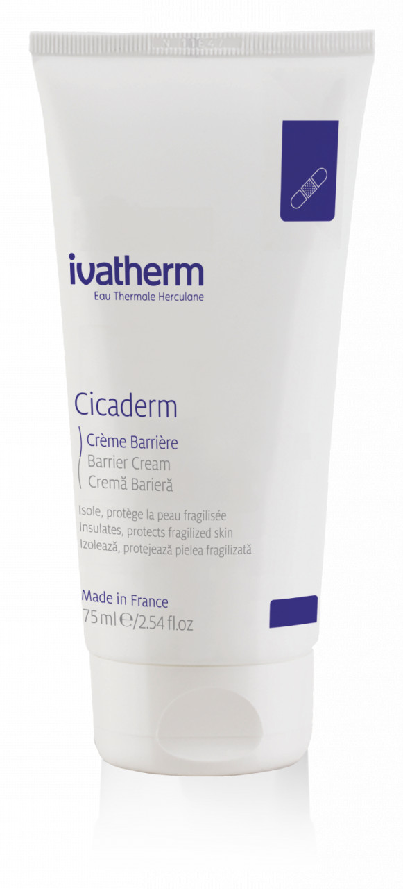 Crema bariera cicaderm, 75 ml, ivatherm