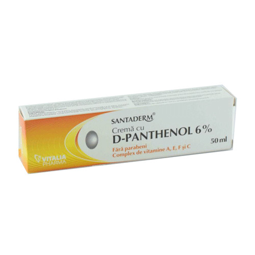 Crema panthenol forte 6% santaderm, 50 ml