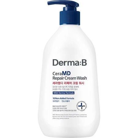Derma:B CeraMD Cream Wash lotiune crema de curatare pentru corp, 400 ml