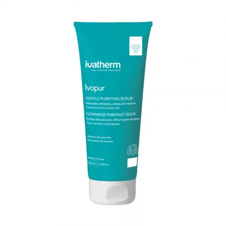 Exfoliant purifiant delicat ivapur, 100 ml, ivatherm