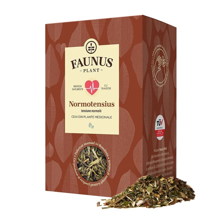 Faunus Ceai Normotensius cu paducel, talpa-gastei si vasc, 90 g