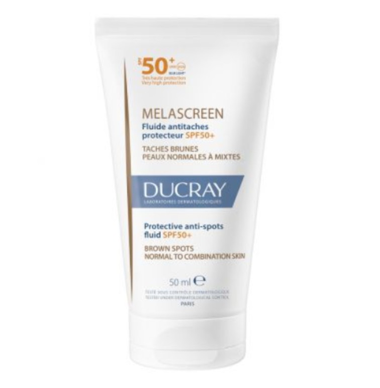 Melascreen fluid protector anti-pete spf50+, 50ml, ducray