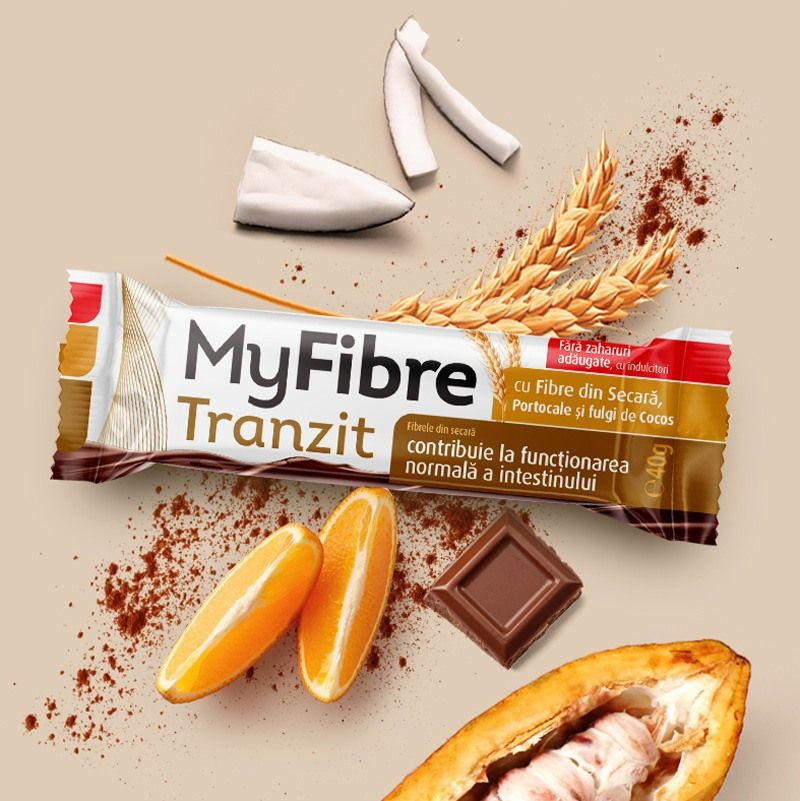 Myfibre baton digestiv tranzit x40g sly