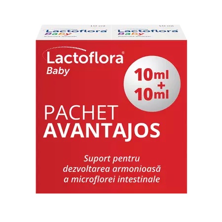 Lactoflora Baby Picături - 2x10ml, Stada | Protecție intestinală și imunitate pentru sugari