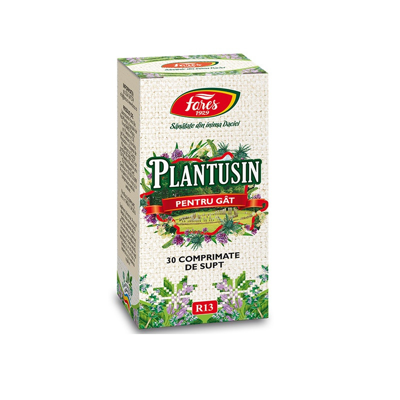 Plantusin pt gat, R13, 30 comprimate, Fares