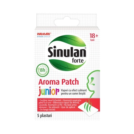 Plasturi Sinulan Forte, 18 luni+, 5 bucati, Walmark