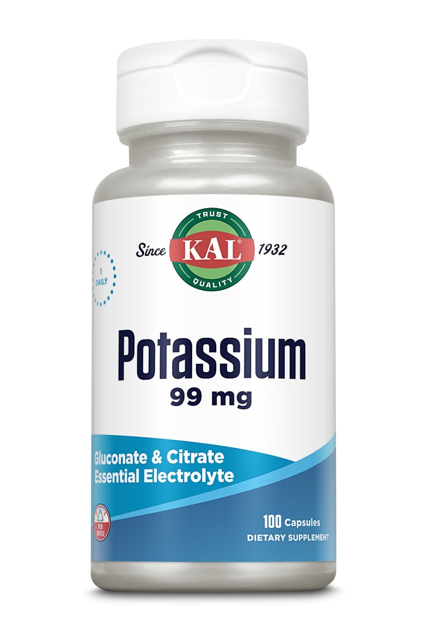 Potasiu 99 mg kal, 100 capsule, secom