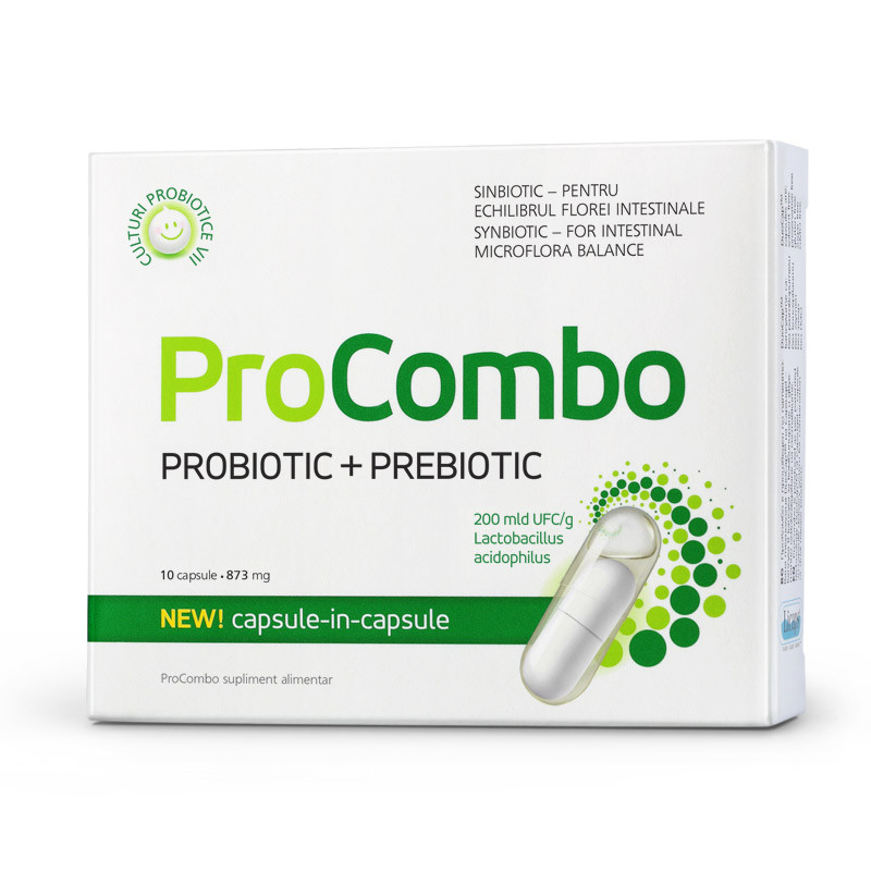 Probiotic + prebiotic procombo, 10 capsule, vitaslim
