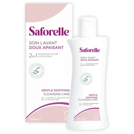 Saforelle gel de ingrijire intima si corporala cu extract de brusture, 250 ml