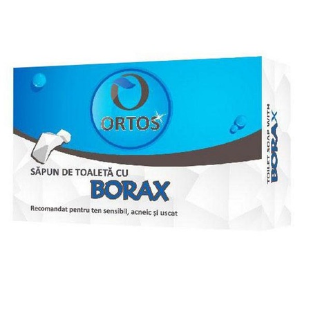 Săpun pentru față cu borax, 100 g, Ortos
