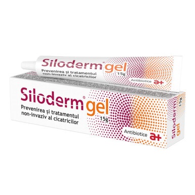 Siloderm gel, 15g, antibiotice