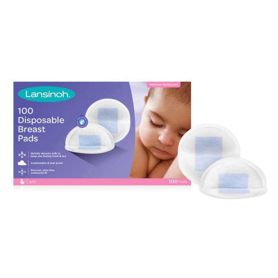 Tampoane absorbante pentru sân, 100 bucăți, Lansinoh