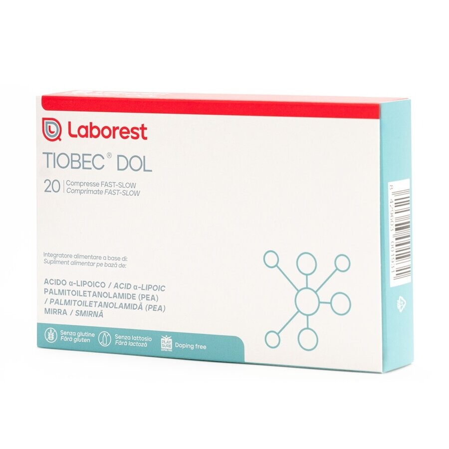 Tiobec Dol, 20 comprimate filmate, Uriach