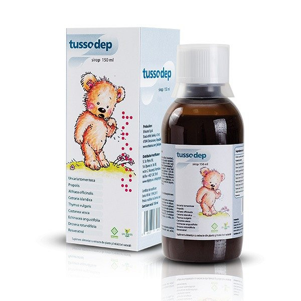 Tussodep Sirop Dr. Phyto - Tratament Natural pentru Tuse și Imunitate