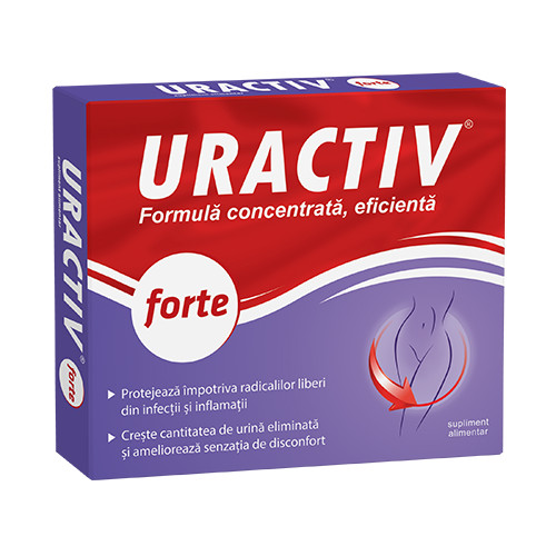 Uractiv forte, 10 capsule, terapia
