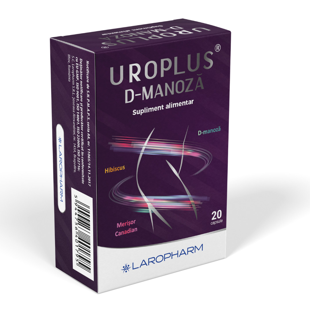 Uroplus d-manoza, 20 capsule, laropharm