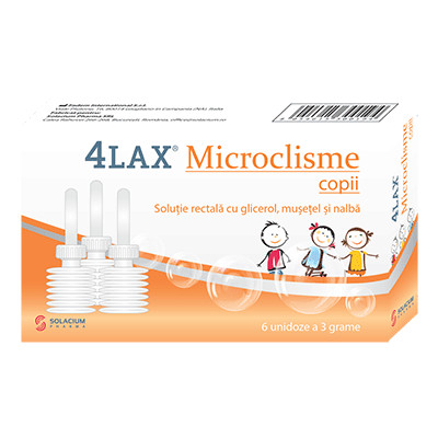 4 lax microclisme copii, 6 unidoza, solacium