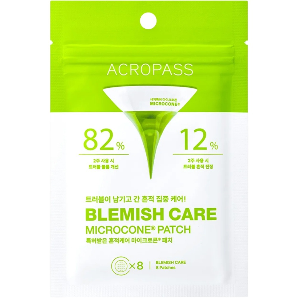 Acropass Blemish Care plasturi cu microconuri pentru urme post-acnee, 8 buc