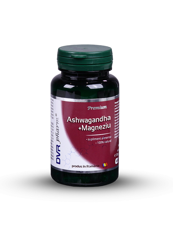 Ashwagandha + Magneziu: Suport Nervos și Somn Sănătos - DVR Pharm