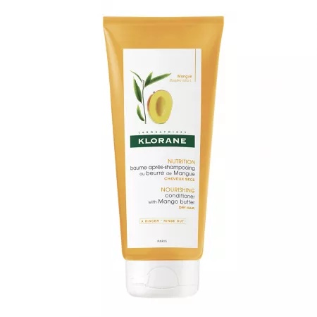 Balsam Hranitor cu Unt de Mango pentru Par Uscat, 200 ml, Klorane