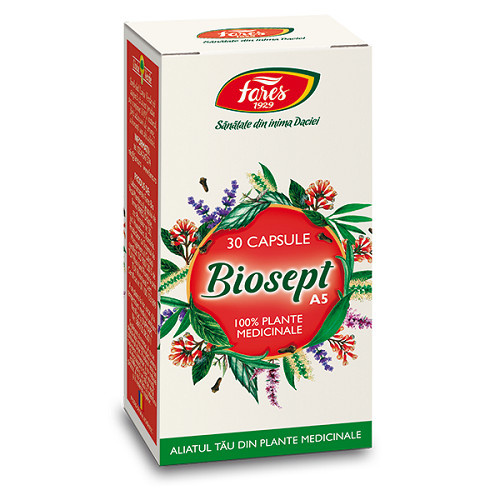 Biosept, a5, 30 capsule, fares
