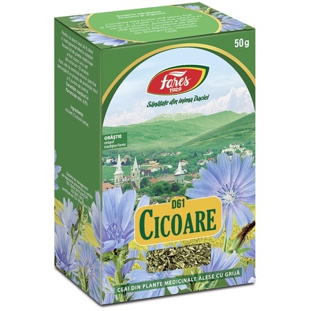 Ceai Cicoare iarba D 61, 50 g, Fares