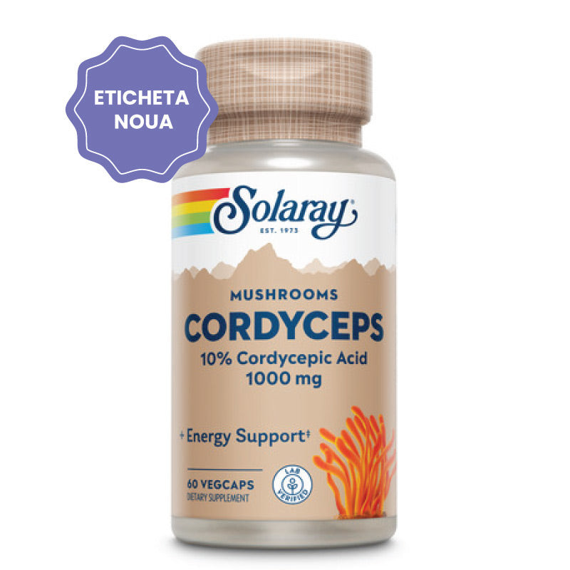 Cordyceps solaray, 60 capsule, secom