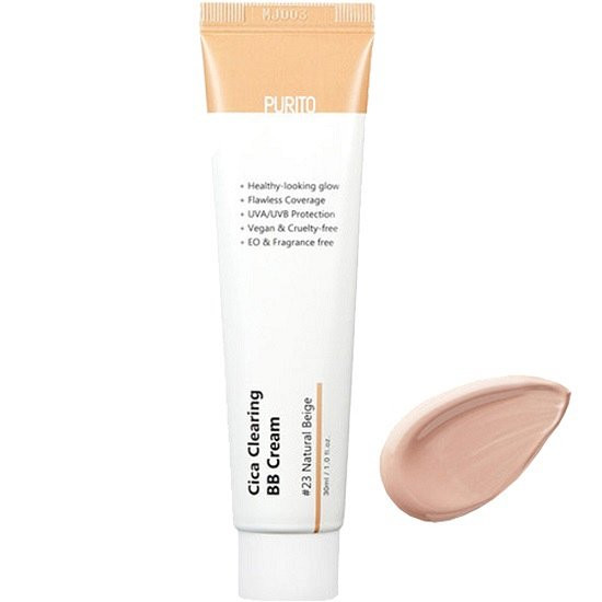 Crema coloranta bb cream 23 natural beige cica clearing, purito